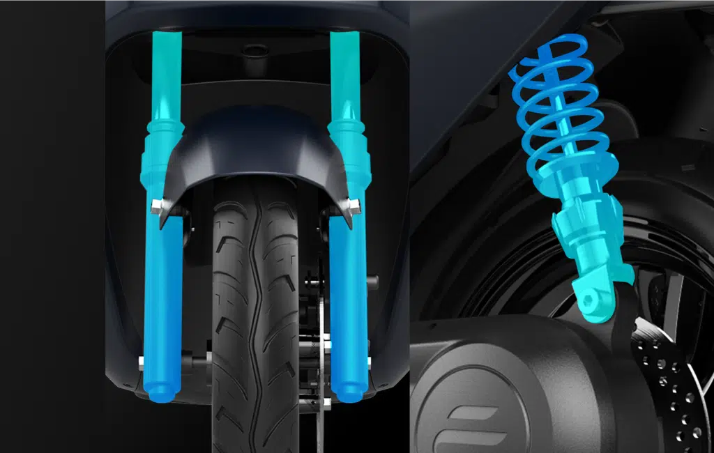 Ecooter E2 shock absorber