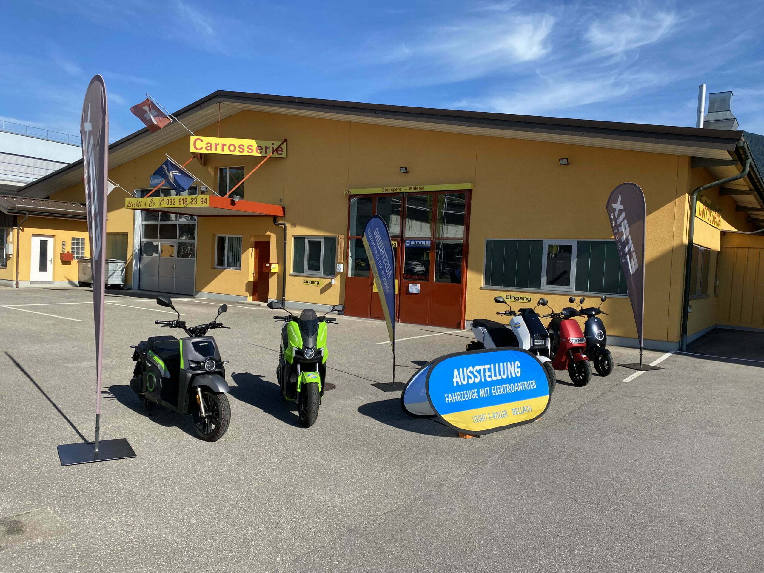 Liechti E scooter exhibition